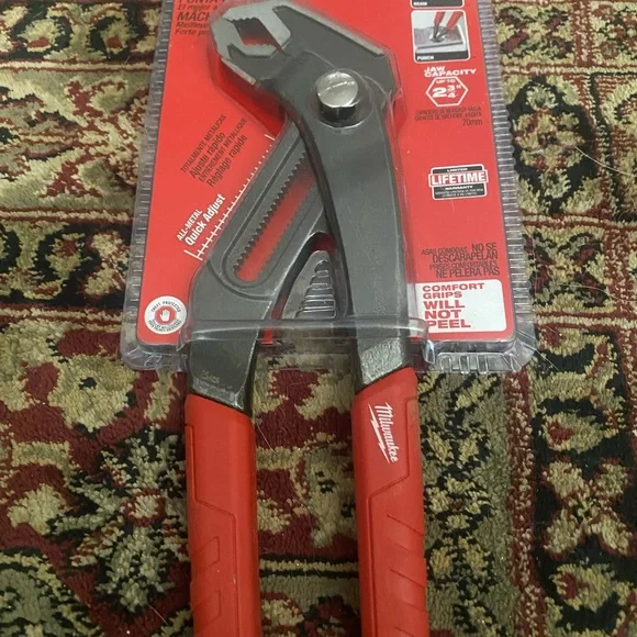 Milwaukee Red Hex Jaw Pliers - Picture 3 of 4